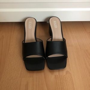 Black mules